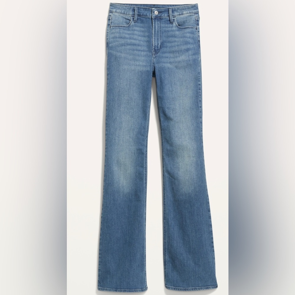 Old Navy High Waisted WOW Flare Jeans 14s NWOT